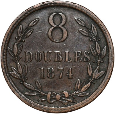 Guernsey 8 doubles 1874