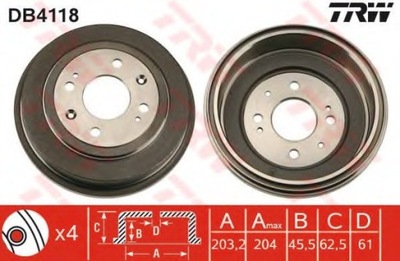 BEBEN DE FRENADO ROVER 200,400 89-00 (-ABS)  