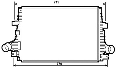 NRF 30284-NRF INTERCOOLER  