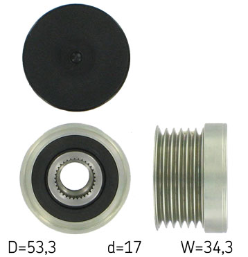 RUEDA POLEA ALTERNADOR PARA BMW  