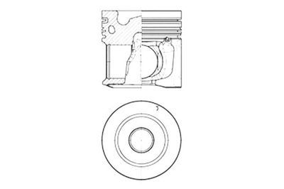 KOLBENSCHMIDT ПОРШЕНЬ ŚR 110MM STD DEUTZ TCD 7.8 L6