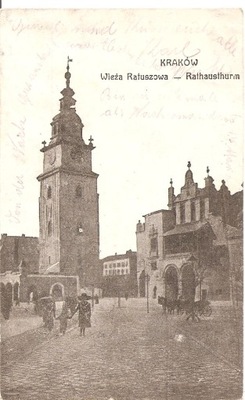 KRAKÓW -WIEŻA RATUSZOWA -feldpost