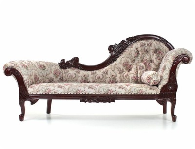 Stylowy ręcznie rzeźbiony szezlong sofa do salonu