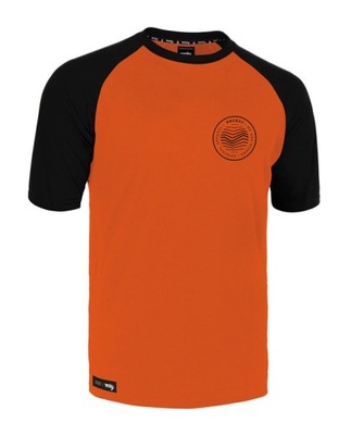 Koszulka ROCDAY GRAVEL czarno-pomarańczowa L