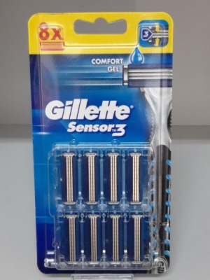 Wkłady do maszynki Gillette Sensor3 8 sztuk