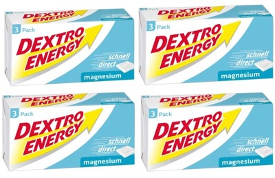 GLUKOZA DEXTRO ENERGY Z MAGNEZEM 4x138g Z NIEMIEC