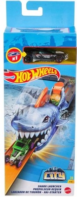 ZESTAW HOT WHEELS WYRZUTNIA REKIN TOR SAMOCHODOWY