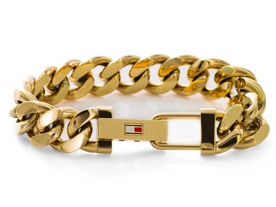 BRANSOLETA MĘSKA TOMMY HILFIGER 2790638 ZŁOTA Z PUDEŁKIEM
