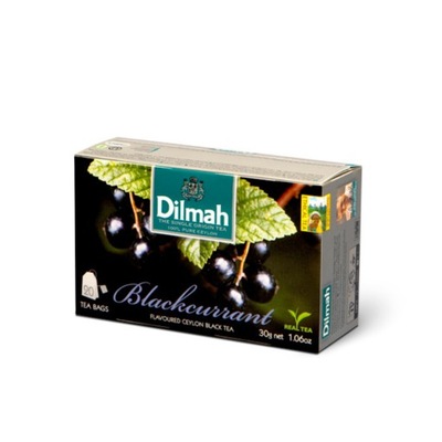 Herbata Dilmah Blackcurrant 20x1,5g czarna porzecz