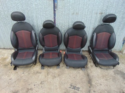 Сидіння заднє сидіння напівшкіра mini r60 з підігрівом europa фото №1