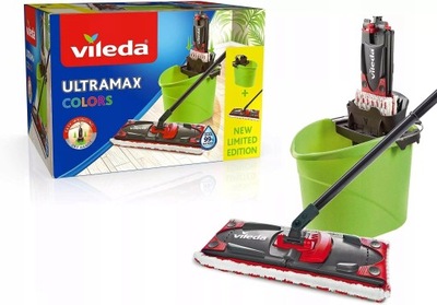 VILEDA Zestaw ULTRAMAX BOX mop wiadro wyciskacz