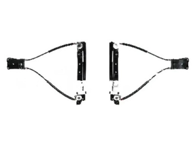 2x подъемники окон topran задняя l+p do ford mondeo iv, mondeo mk4 фото №1