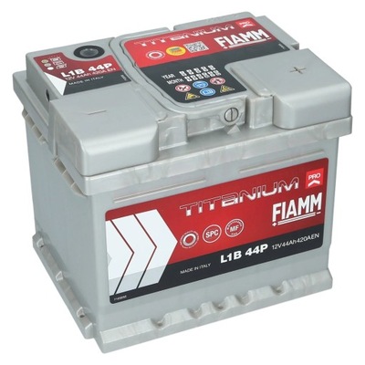 Аккумулятор fiamm titanium pro 12v 44ah 420a l1b44p фото №1
