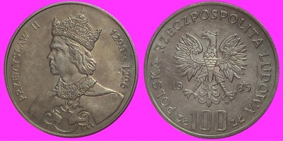 100 zł 1985 PRZEMYSŁAW II PIĘKNA - A 191