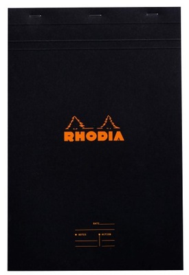 Meeting Pad Rhodia N°19 A4+ 21x31,8 cm, czarny