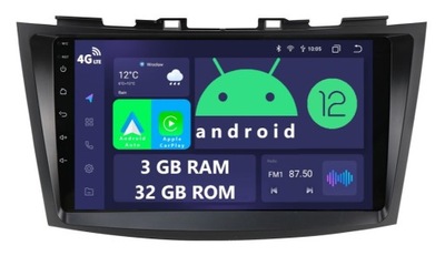 RADIO 2DIN NAVEGACIÓN ANDROID SUZUKI SWIFT 5 V DSP CARPLAY 3/32 GAS-GASOLINA LTE  