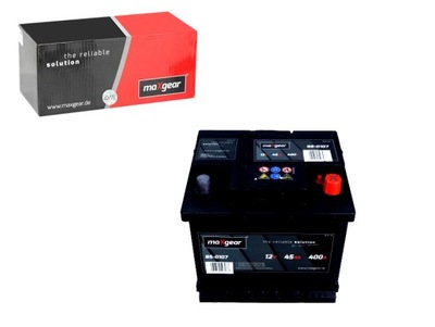 BATTERY 12V 45AH 400A L- 207X175X190 MAXGEAR  