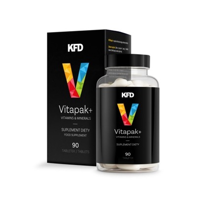 KFD VitaPak+ witaminy i minerały 90tabletek 45 dni