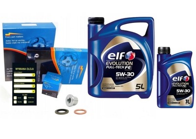 FILTROS ACEITE ELF 5W30 RENAULT MEGANE 3 3 1.6 DCI  