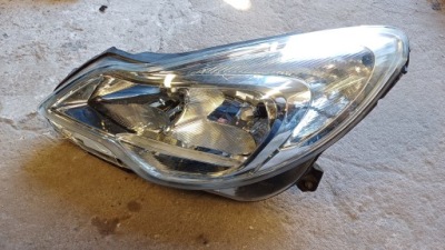 Opel corsa d lift лампа ліва передня 13392705 europa фото №1