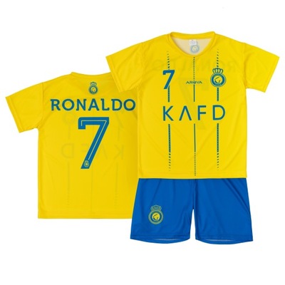 Komplet / strój piłkarski RONALDO AL NASSR 7 rozm.122