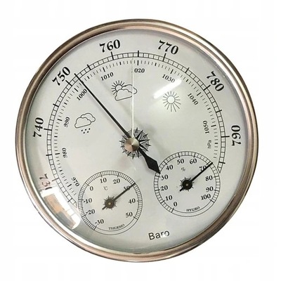 Termometr, barometr, higrometr, stacja pogodowa 3 