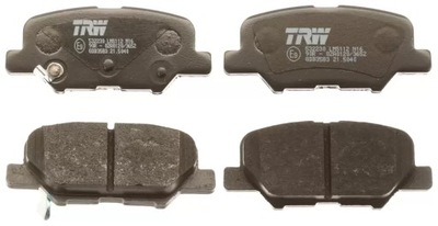 Trw gdb3583 тормозные колодки тормозные фото №1