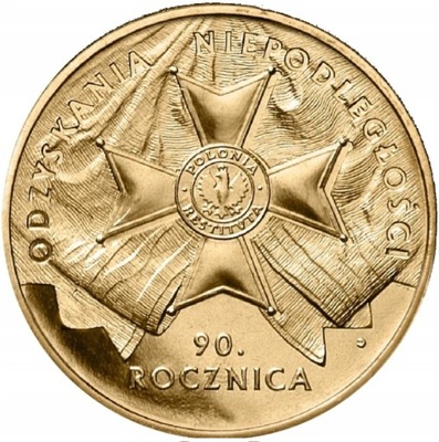 2 ZŁOTE GN -2008 - 90 ROCZNICA ODZYSKANIA NIEPODLEGŁOŚCI