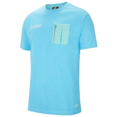 S Koszulka Nike FC Barcelona M NSW ME Top SS BW DC7280 425 S niebieski