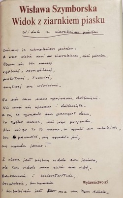 Widok z ziarnkiem piasku Wisława Szymborska
