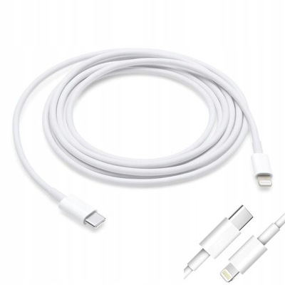 KABEL USB-C LIGHTNING 2M