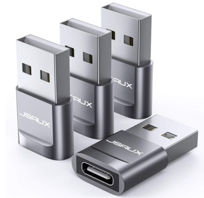 ADAPTER PRZEJŚCIÓWKA JSAUX USB A DO USB C 2.0 4 SZTUKI