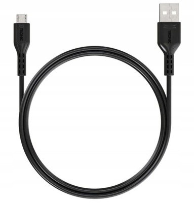 TRONIC | Kabel USB-A 2.0 na MICRO USB 1m - CZARNY