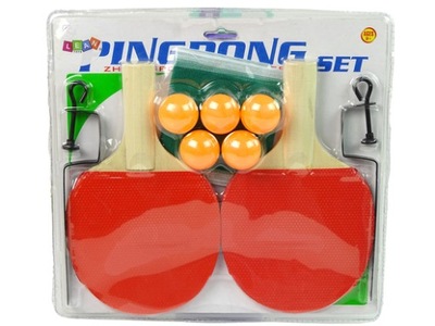 Zestaw Do Ping Ponga Tenis Stołowy Siatka 5 Piłek
