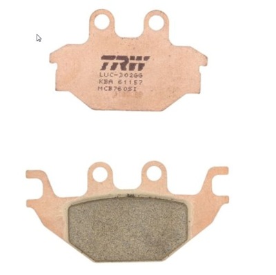 КОЛОДКИ ТОРМОЗНЫЕ TRW MCB760SI (FA377)