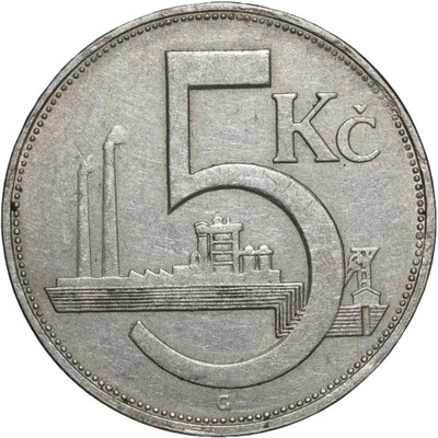 Czechosłowacja 5 koron 1938