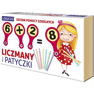 LICZMANY I PATYCZKI - Zestaw liczb 0-9, ADAMIGO
