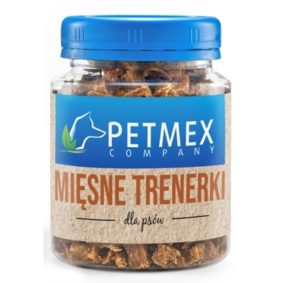 PETMEX Trenerki mięsne dla psa wołowe 130 g słoik