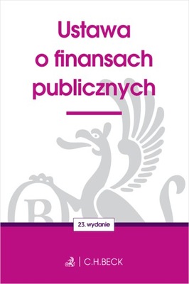 Ustawa o finansach publicznych Wyd. 23
