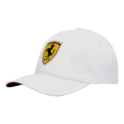 CZAPKA FROM DASZKIEM QUILTED SCUDERIA FERRARI WHITE  