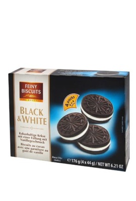 Feiny Biscuits Black & White ciasteczka 176 g