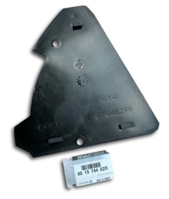 Заглушка плита бампера renault trafic 601974462r фото №1