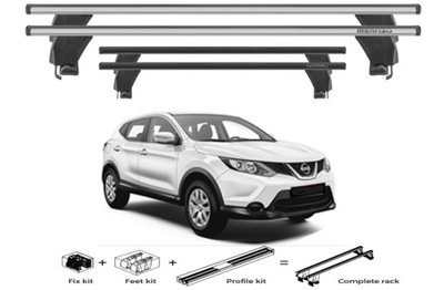 БАГАЖНИК КРЫШИ АЛЮМИНИЙ NISSAN QASHQAI (J11) МОДЕЛЬ OD 20142021 фото