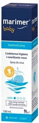 MARIMER BABY izotoniczny spray do nosa woda morska 100 ml