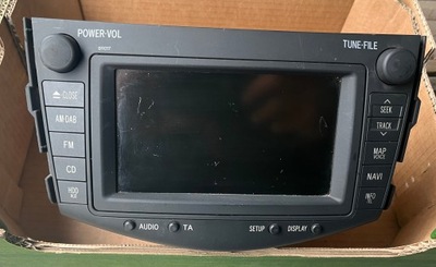Toyota rav-4 iii радіо cd navi 12- фото №1