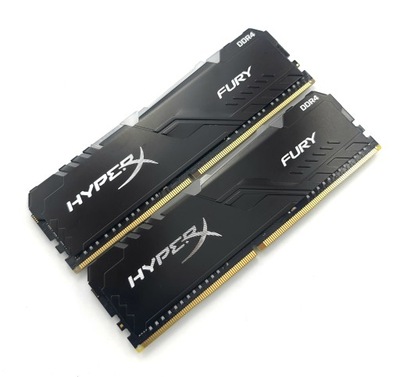 Pamięć RAM HyperX Fury RGB DDR4 16GB 3200MHz CL16 HX432C16FB3AK2/16 GW6M