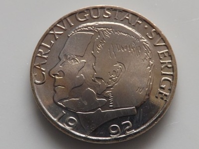Szwecja 1 korona 1992 st. UNC