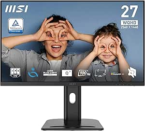 Monitor LED MSI PRO MP273QP E2 27 " 2560 x 1440 px IPS / PLS