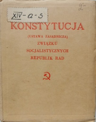 Konstytucja socjalistycznych republik rad