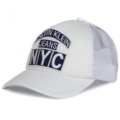 CZAPKA Z DASZKIEM CALVIN KLEIN Nyc Trucker